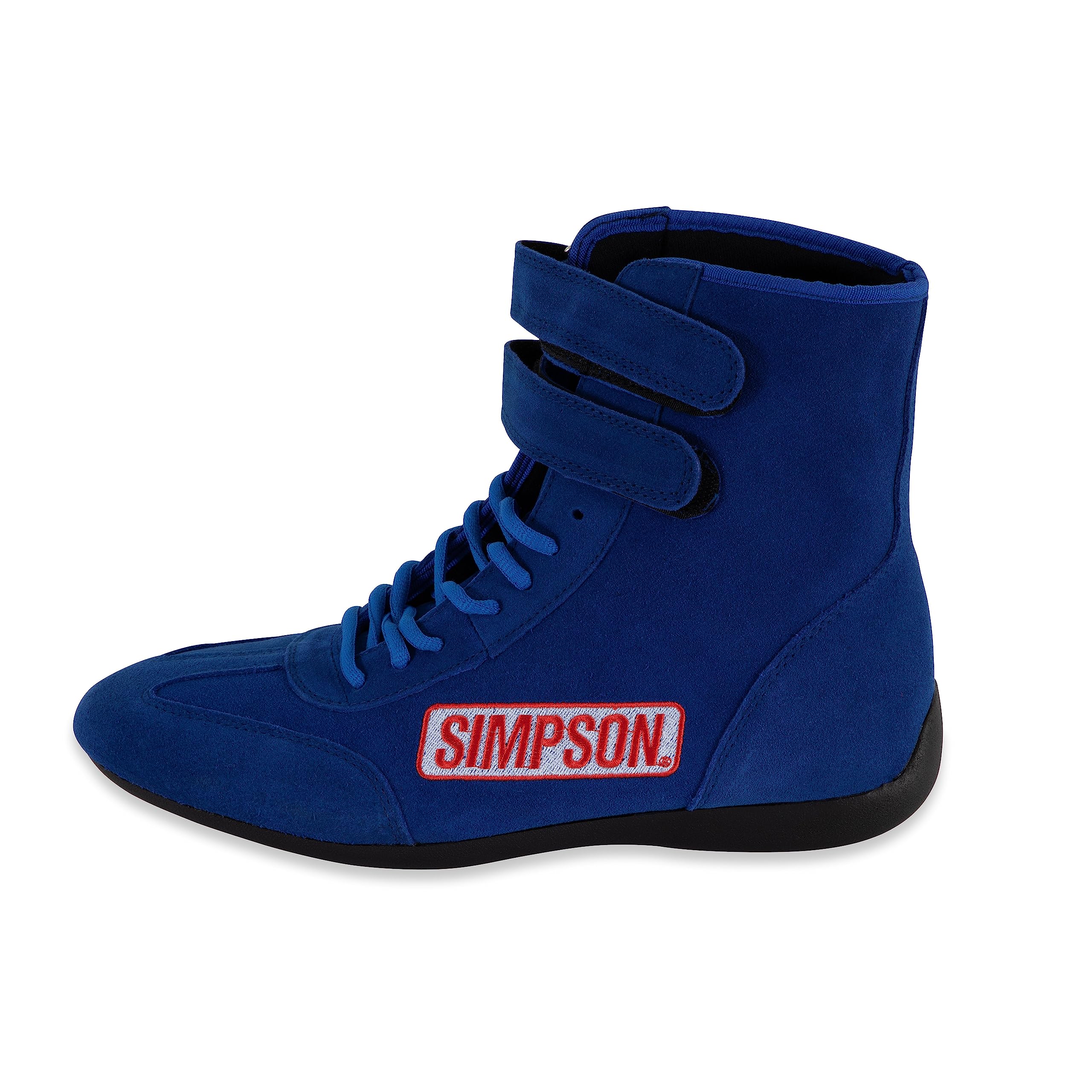 High Top Simpson Racing Shoes Adult Size 9 Blue Pair 28900BL