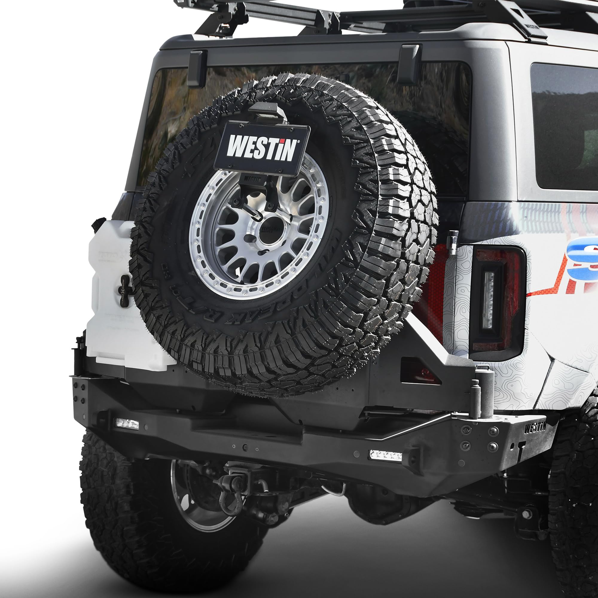 Westin XTS 59-732255 Rear Bumper Passenger Side Swingout fits 2021-2026 Bronco (Exc Bronco Sport) 2018-2026 Wrangler JL