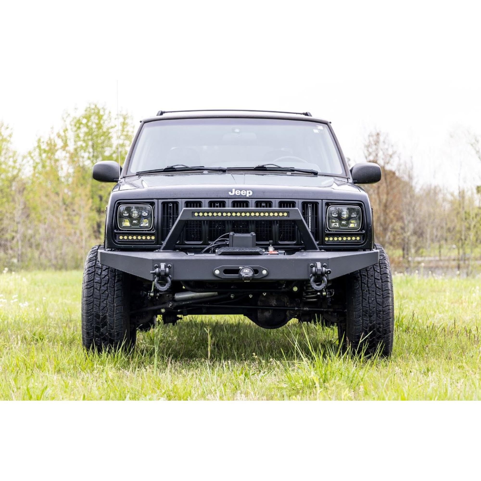 3" Lift Kit Rough Country w/M1 Shocks for 1984-2001 Jeep Cherokee XJ - 63040