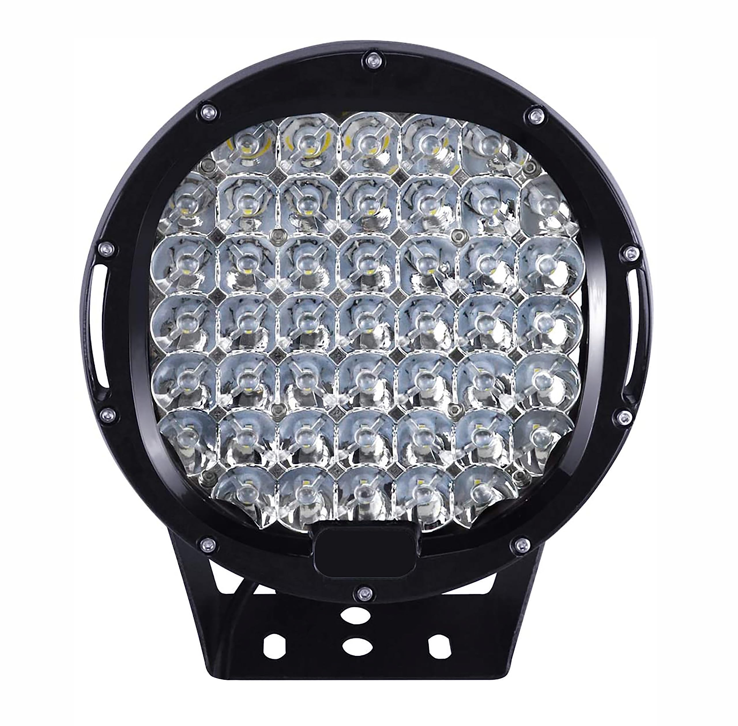 LED Black Horse 9" Dia Light Flood Trim Ring Compatible with All Cars, Trucks and SUVs-PL2269