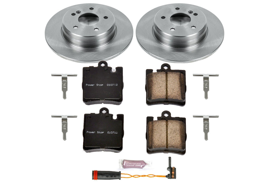 Power Stop Autospecialty KOE626 Rear Replacement Brake Kit-OE Brake Rotors & Ceramic Brake Pads