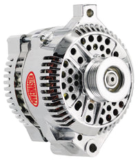Alt Ford Powermaster 3G Chrome 200A 6 grv Pulley Large Frame Str MTG Unthreaded MTG Ear OE Only VR