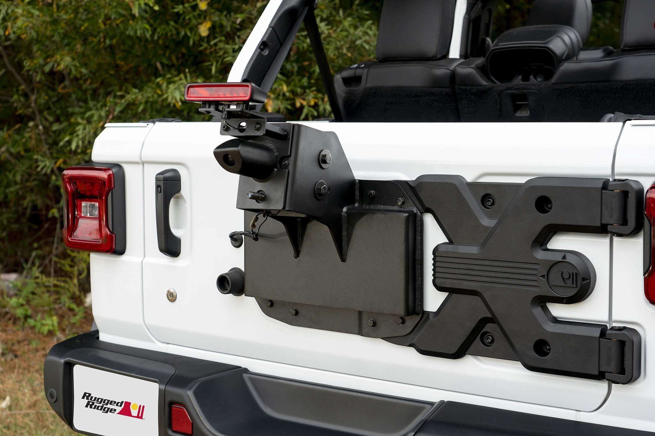 Spartacus HD Tire Carrier Rugged Ridge | Black, Wheel Mount, Heavy Duty | 11546.57 | Fits 2018-2025 Jeep Wrangler JL