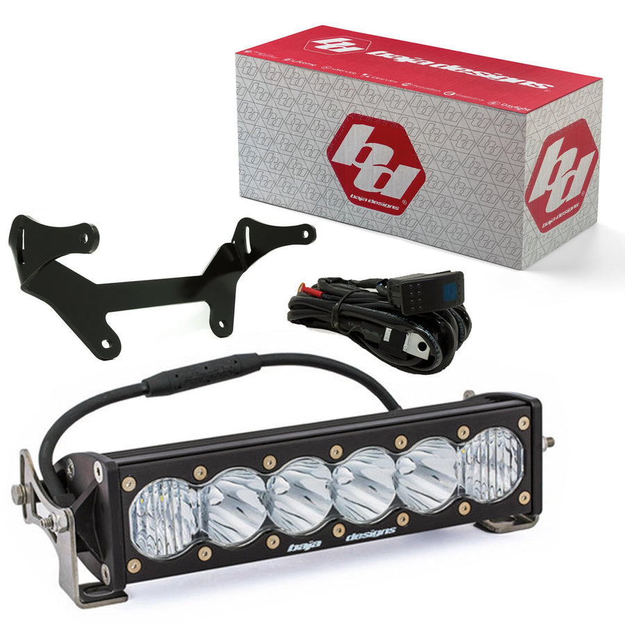 Baja Designs 10-inch OnX6+ LED Shock Mount Light Bar Kit for Can-Am Maverick X3 2017-24