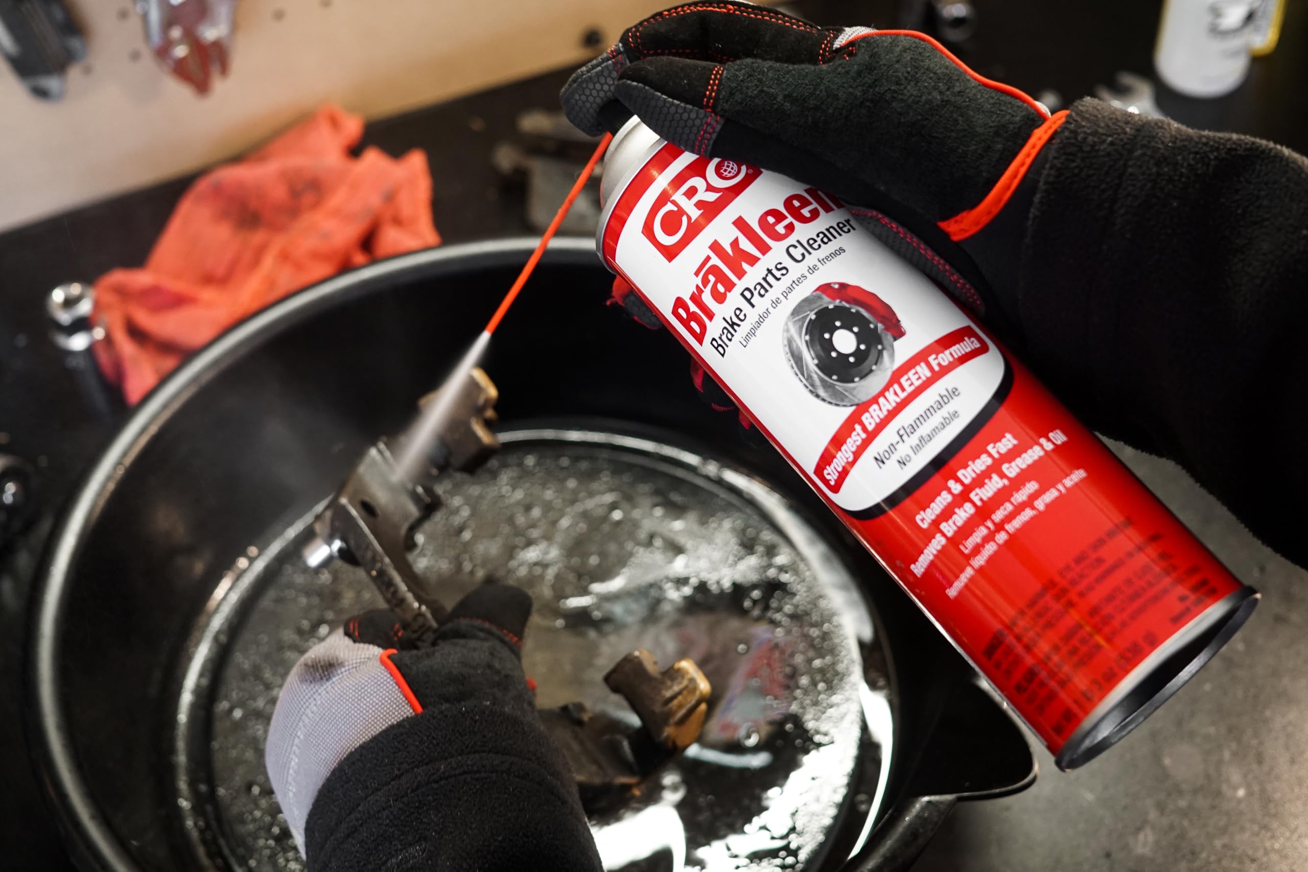 Brake Parts Cleaner CRC BRAKLEEN - Non-Flammable -1lb 3 Oz (05089)