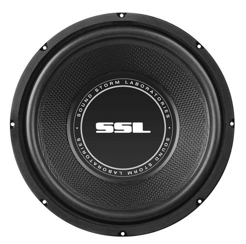 SS10 Sound Storm Laboratories SS Series 10 Inch Car Audio Subwoofer - 600 Watts Max, Single 4 Ohm Voice Coil, Sold Individually, Hook Up to Amp