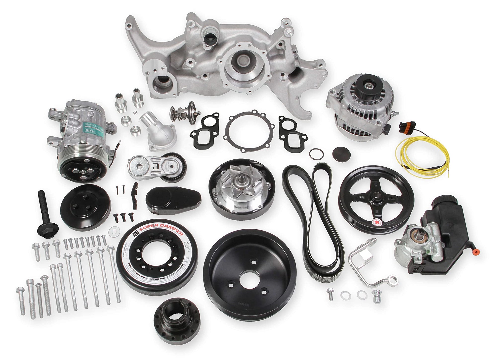 20-200 Holley Premium Mid-Mount Complete Accessory System for LT Engines