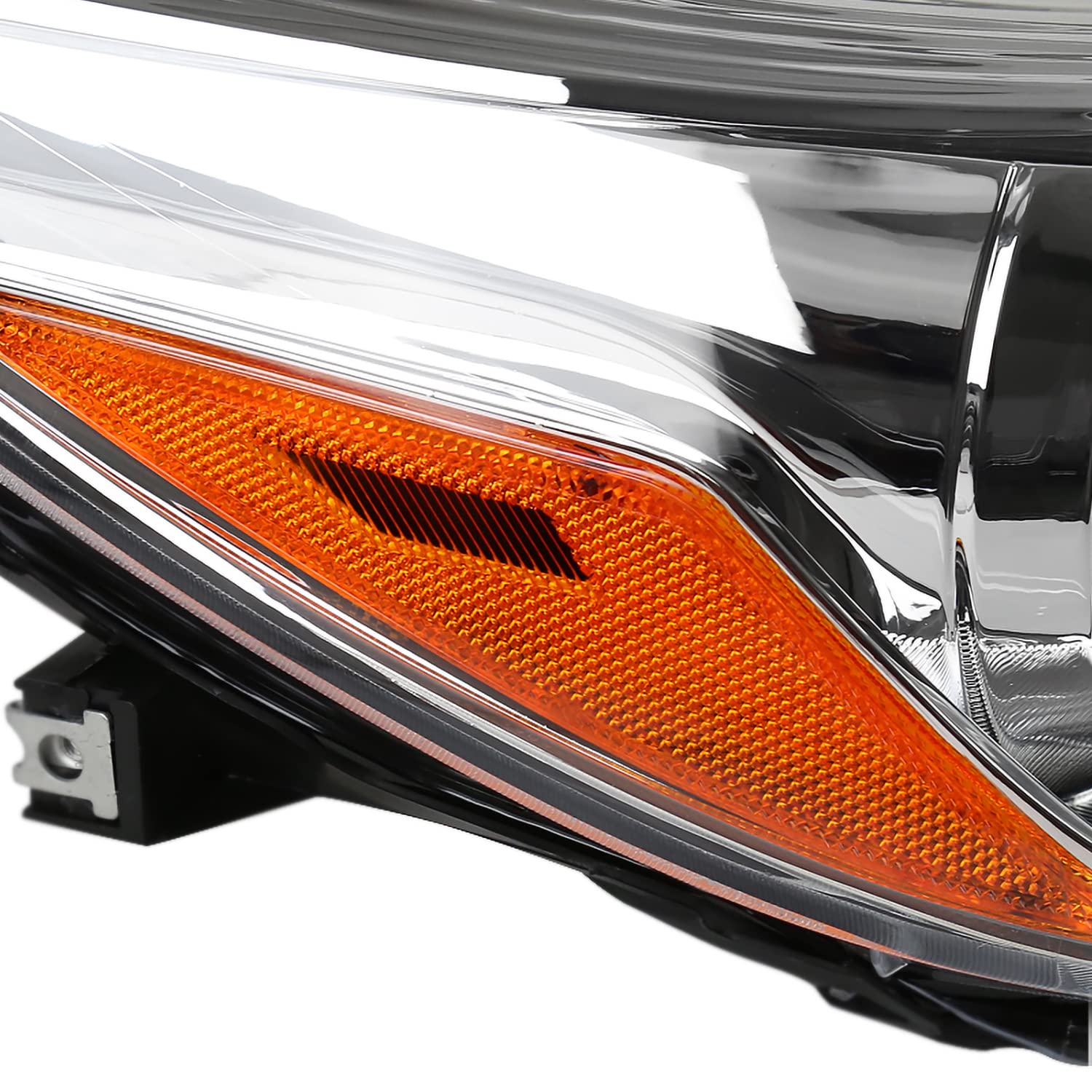 Right Passenger Side SPEC-D TUNING Chrome Projector Headlight Compatible with 2015-2017 Toyota Camry