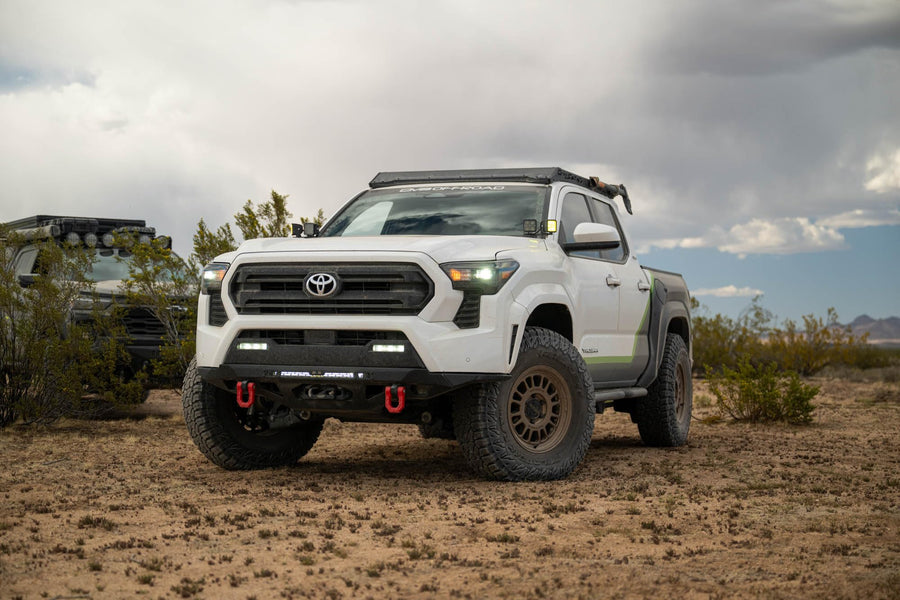 Offroad DV8 Roof Rack for 2024-2025 Toyota Tacoma Double Cab | Mounts Tents, Storage Boxes, Tools, & More | Ultra Low-Profile Fitment | Integrated Mounting Points for Accessories | Durable Aluminum