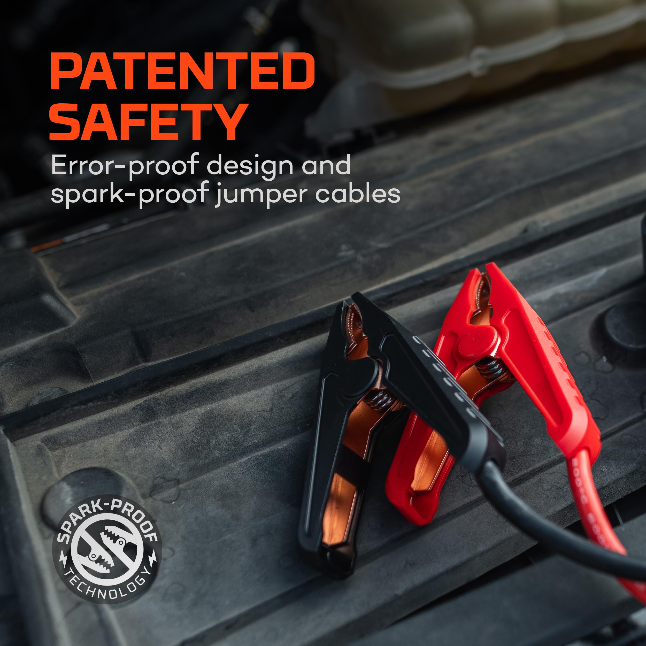 NEBO 2500XP+ Assist Air Jump Starter and Compressor | 4-in-1 2500 Amps Car Jump Starter, Air Compressor 150 PSI, Charger, and Floodlight, USB Compatible, Automotive, Emergency, Spark-Proof Safety