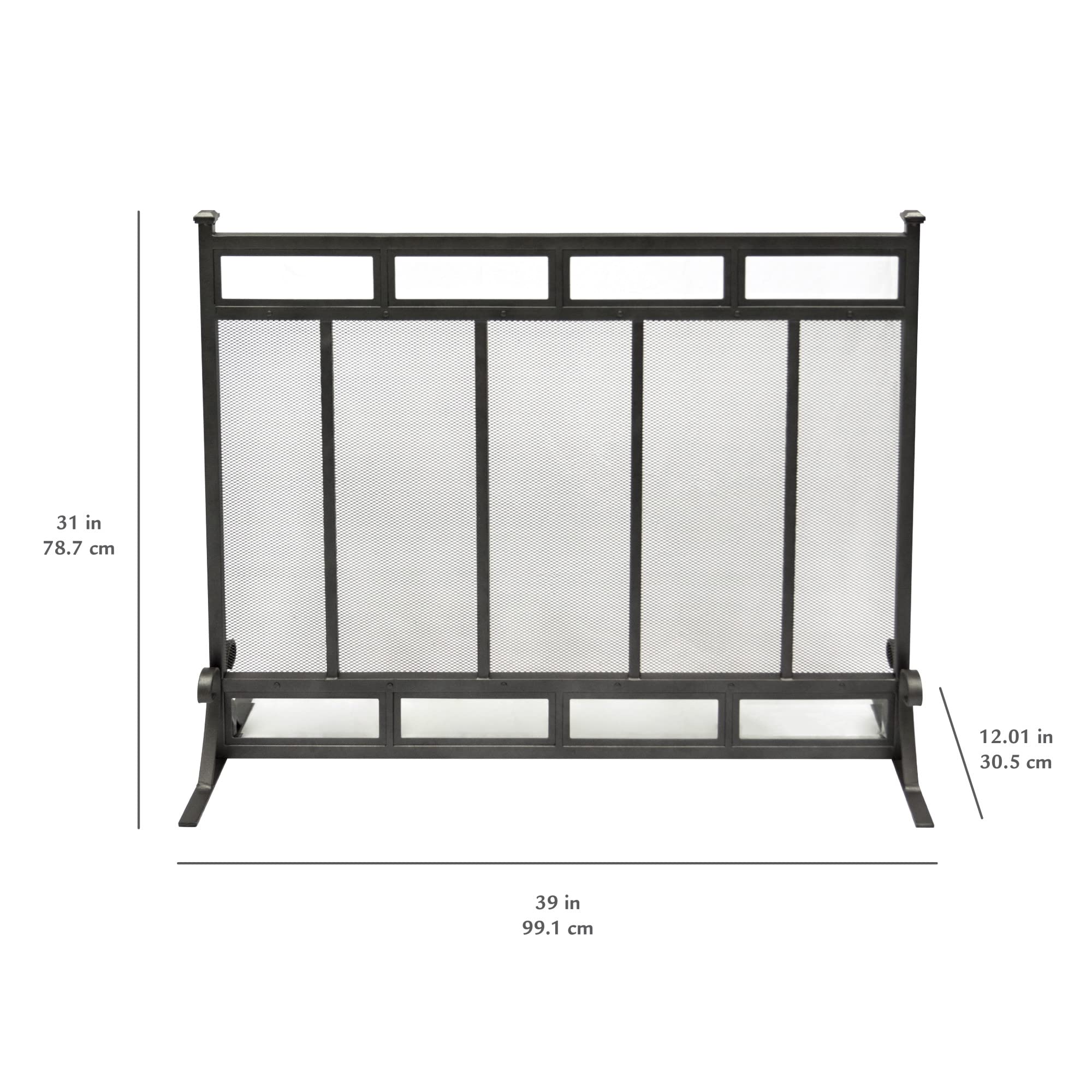 Atticus Pleasant Hearth Fireplace Screen