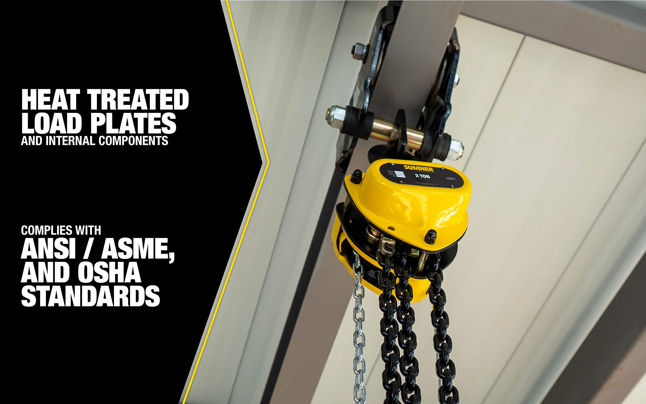 SUMNER Southwire 2 Ton Chain Hoist with 20 ft. Chain Fall