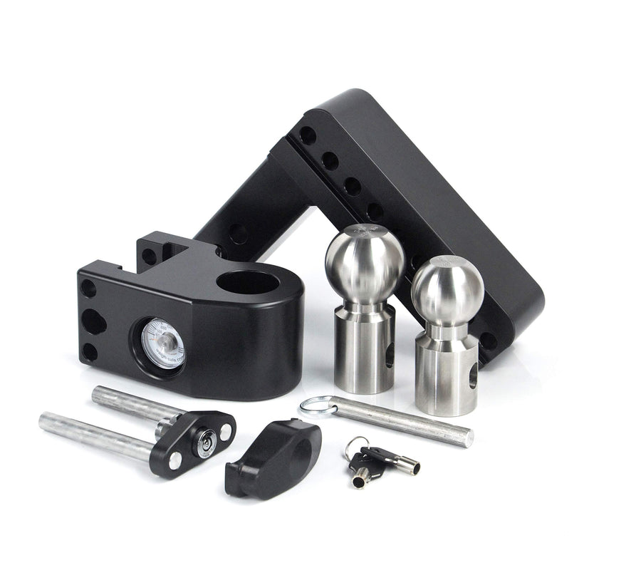 6in Weigh Safe Drop Hitch W/ 2in Shank (8k/10k Gtwr) - Black