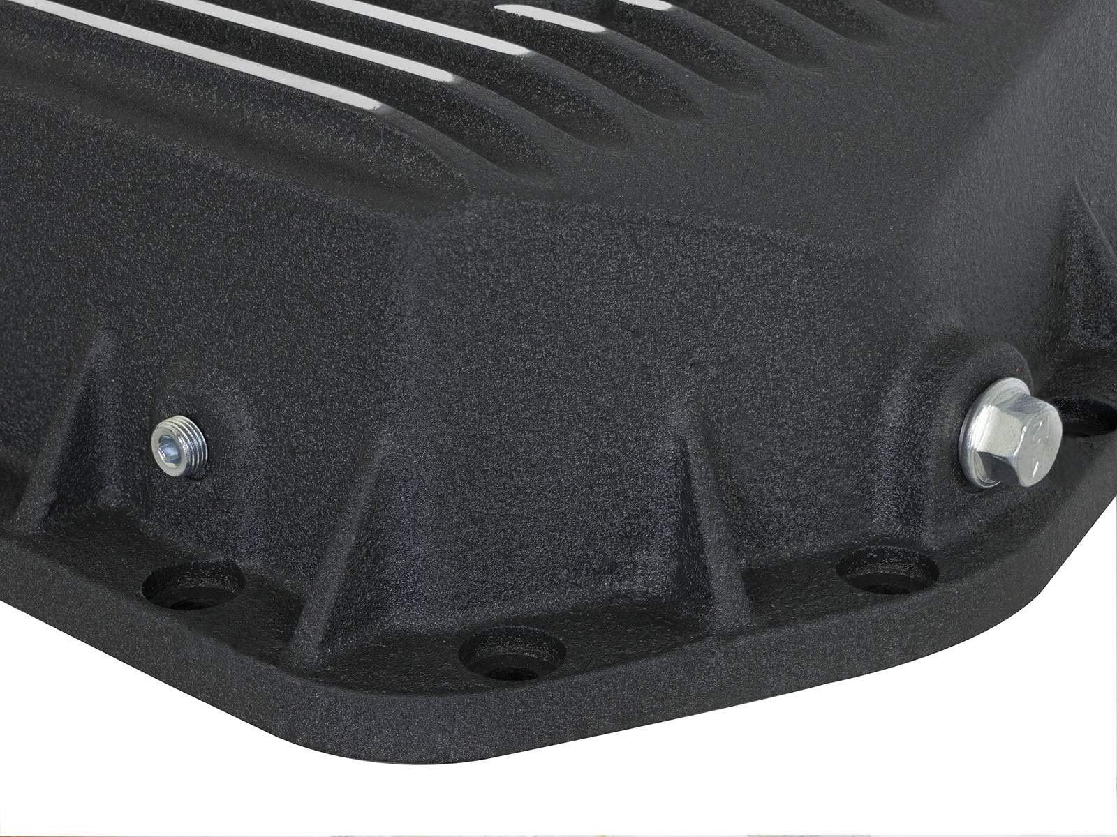 aFe POWER Rear Differential Cover Pro Series Black w/Machined Fins - #46-70302 - GM Colorado/Canyon 15-22 L4/V6 (Dana M220-12)