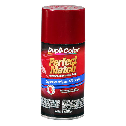 Perfect Match Dupli-Color Automotive Spray Paint – General Motors Medium Garnet Red Metallic, 72 WA8979 – 8 oz. Aerosol Can