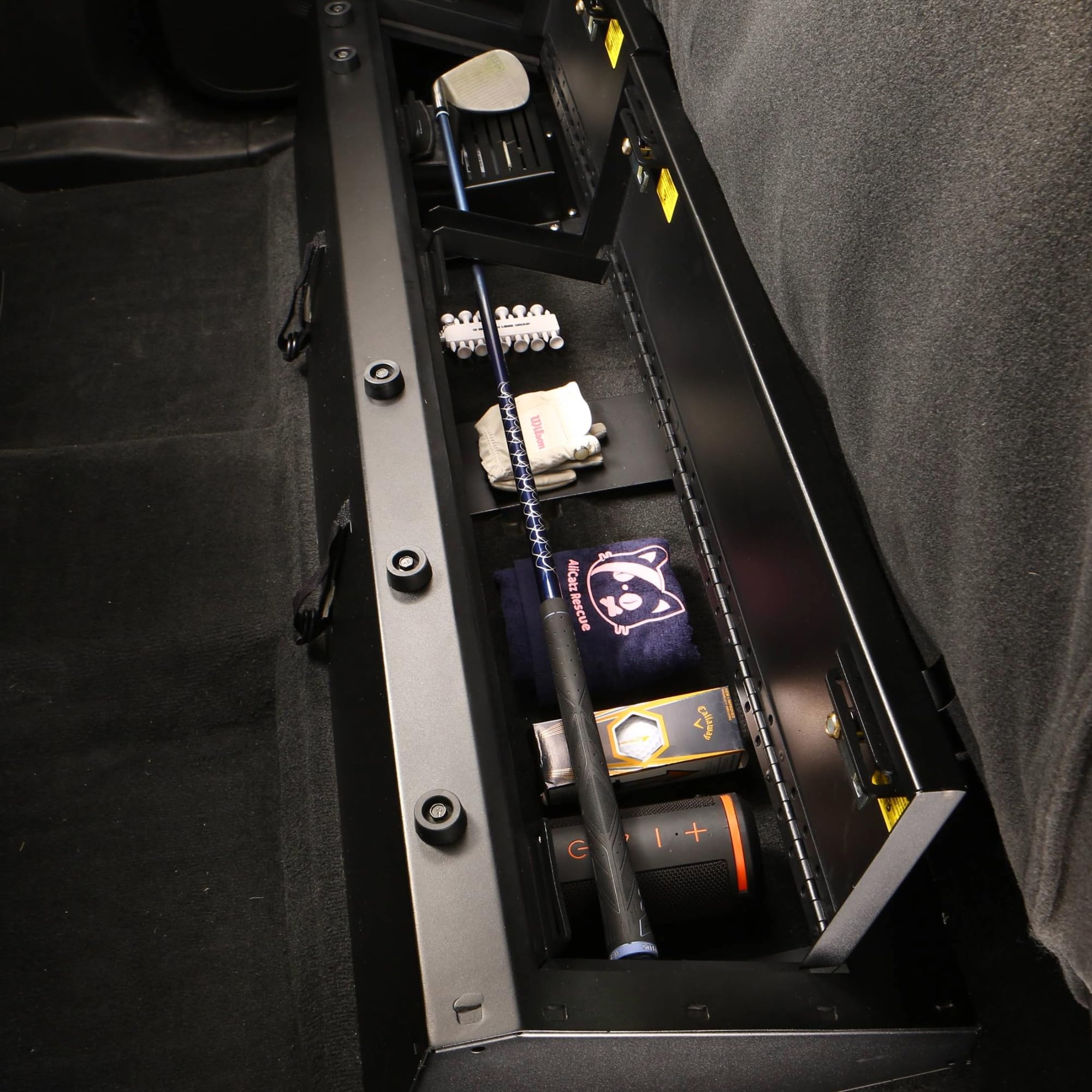 Tuffy Lockbox Rear Underseat for 2023–2025 Chevy Colorado & GMC Canyon Crew Cab – Heavy-Duty Steel Security Storage Safe with OEM Fit – Key Lock