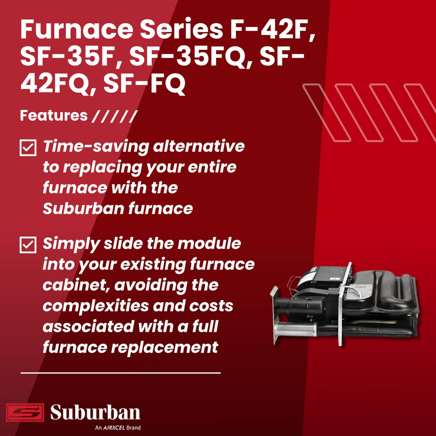 Suburban 35,000 BTU/h RP-35FQ Replacement Core for Suburban Furnace Series F-42F, SF-35F, SF-35FQ, SF-42FQ, SF-FQ (2610A)