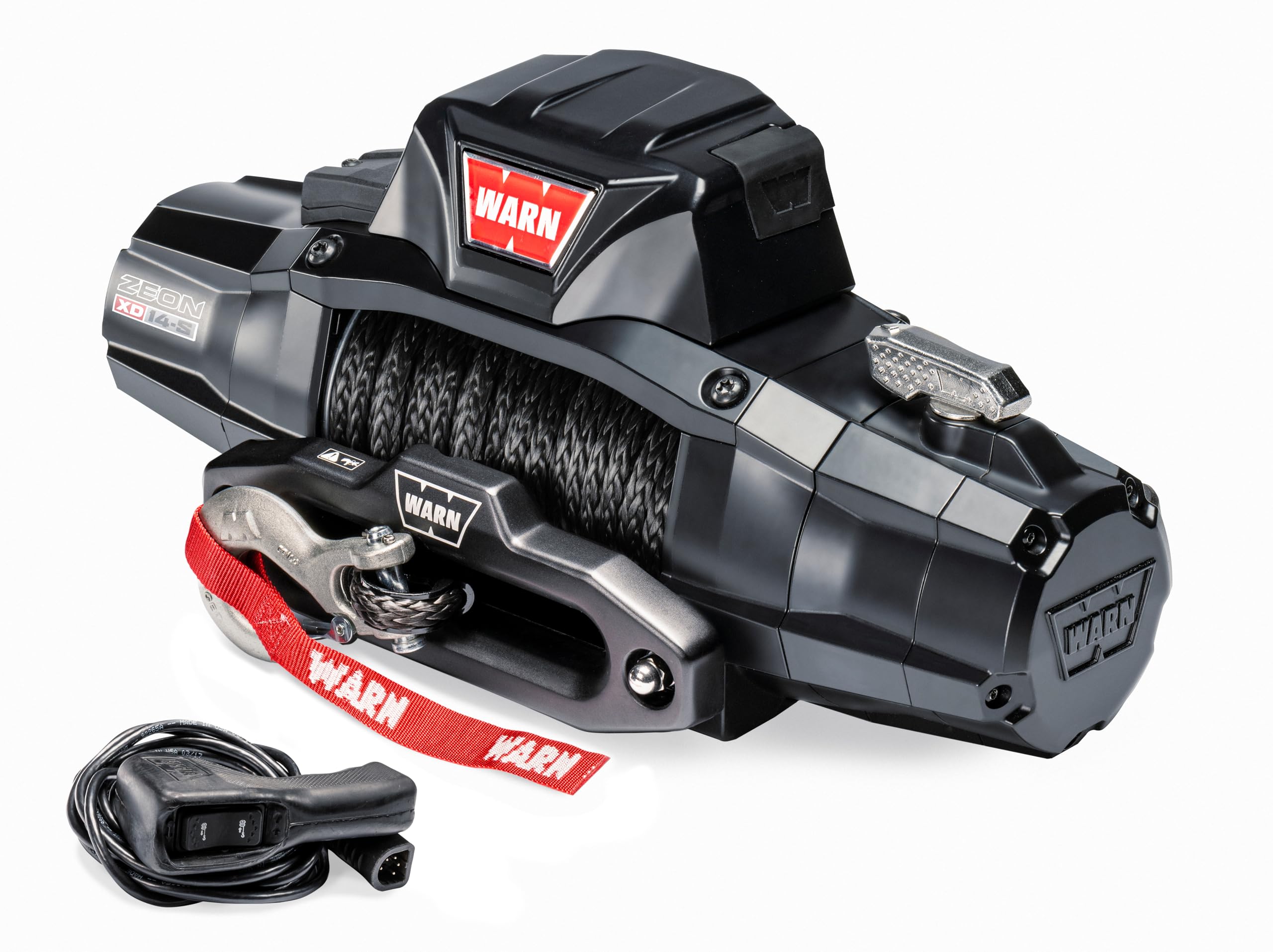 Zeon XD Warn 14-S with 80’ of 3/8” Spydura Pro Synthetic Rope 110014