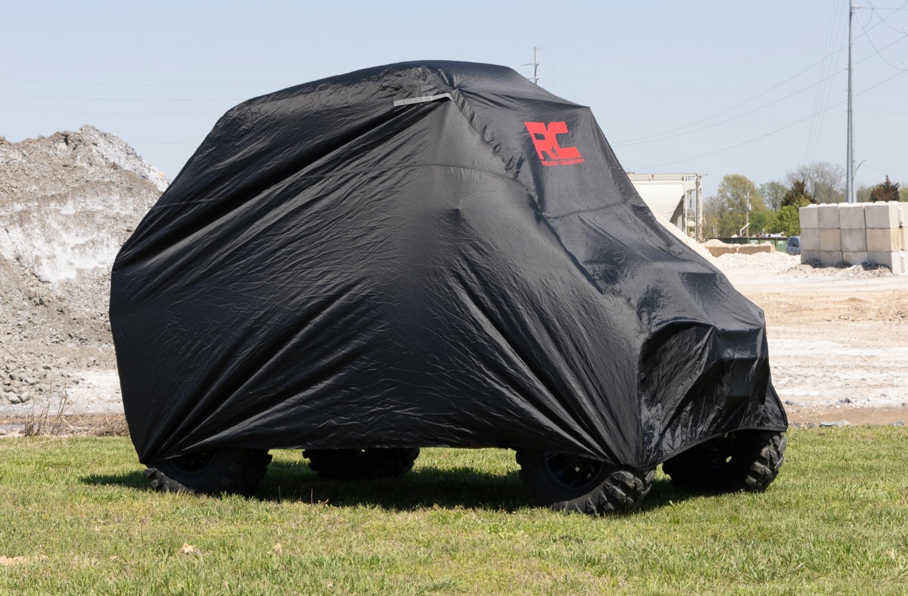 Rough Country UTV Storage Cover Universal for 2-Door Models - Waterproof & UV Resistant All-Weather Cover, Vented Design, Secure Fit