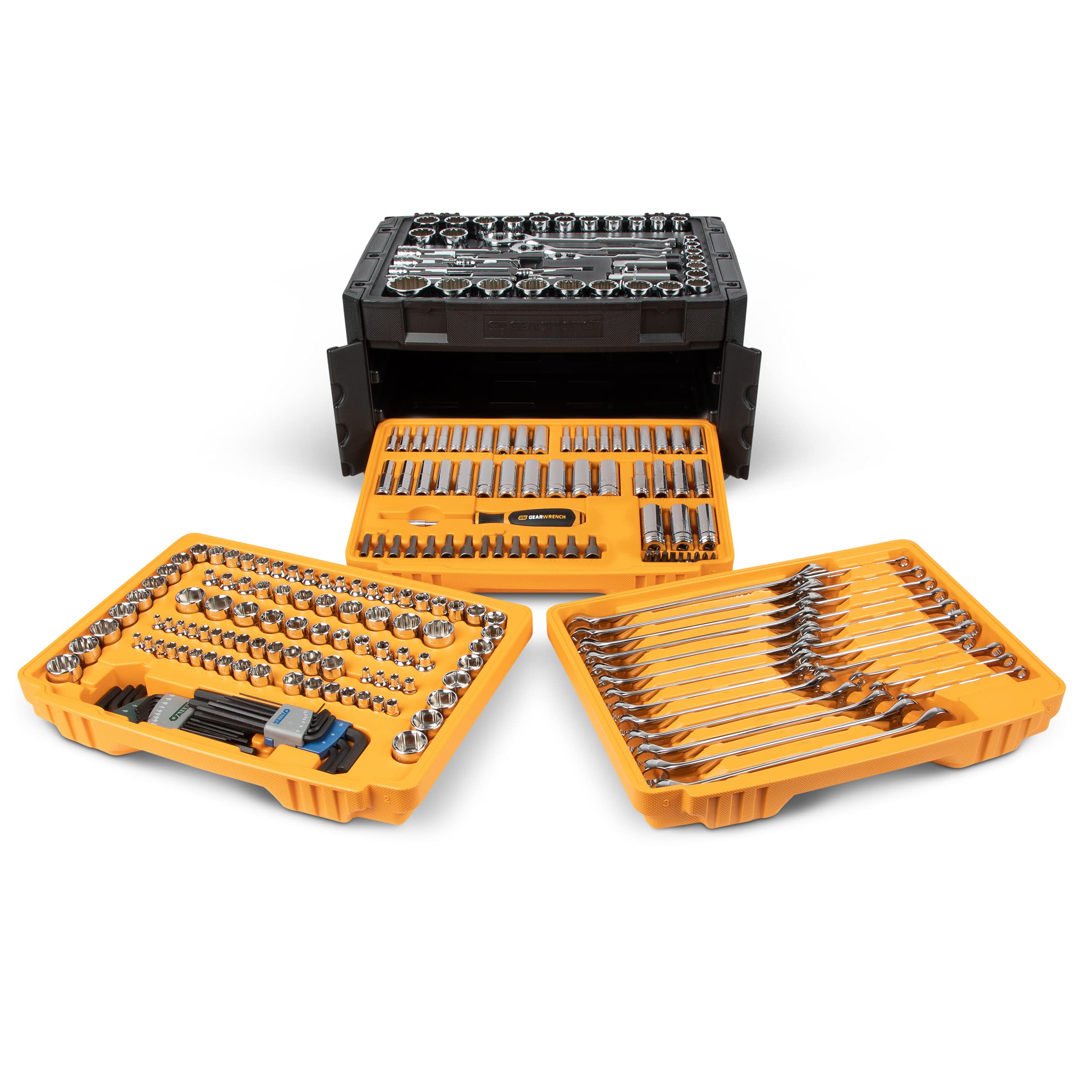 Mechanics Tool Set GEARWRENCH 239 Pc. 1/4, 3/8, 1/2 - 80942