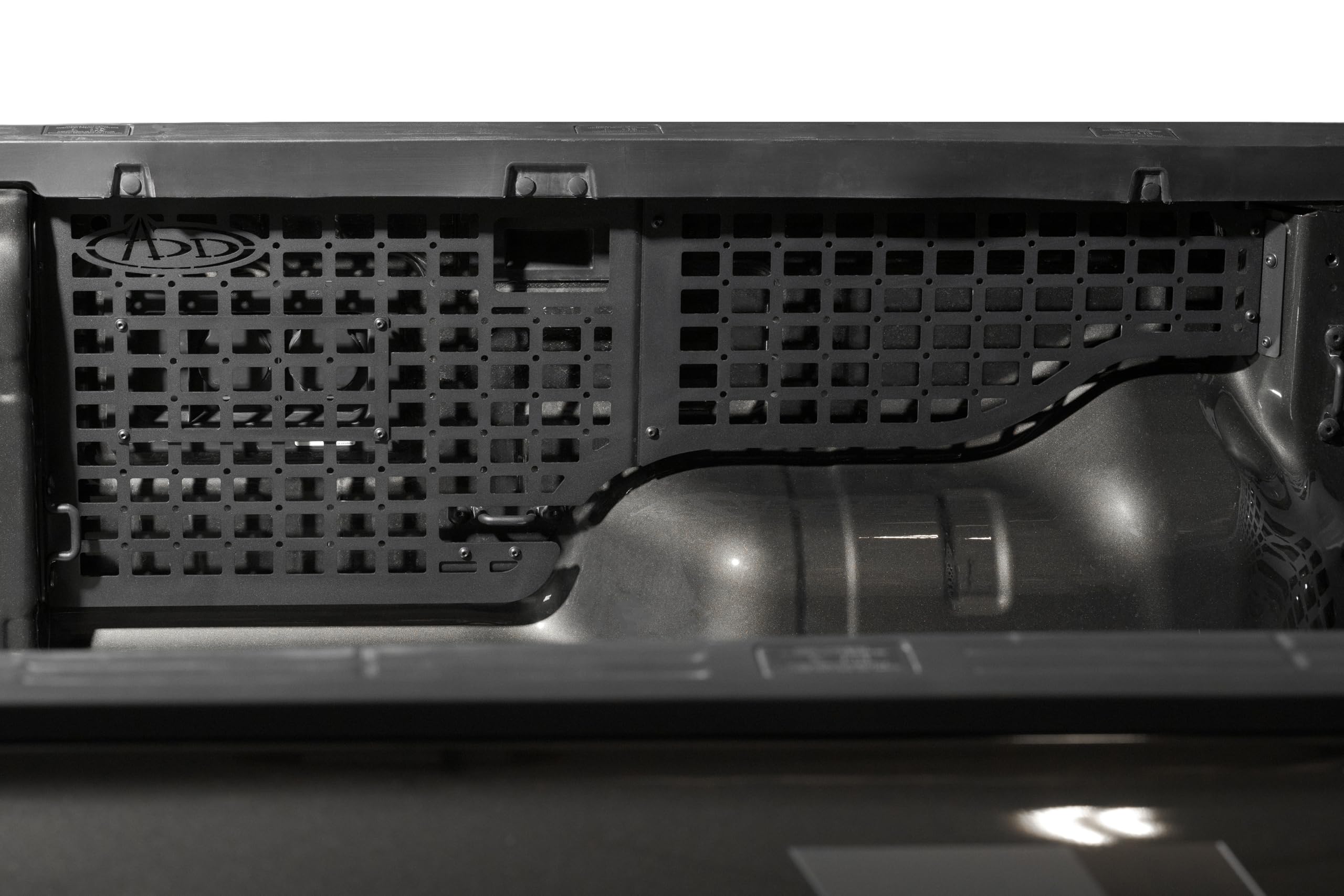 ADD Offroad Molle Panels Bed Side for 2024-2025 Ford Ranger Raptor | Driver & Passenger Side Variations | Molle Design for Mounting Tools & Off-Road/Recovery Gear | Made in The USA (Driver)