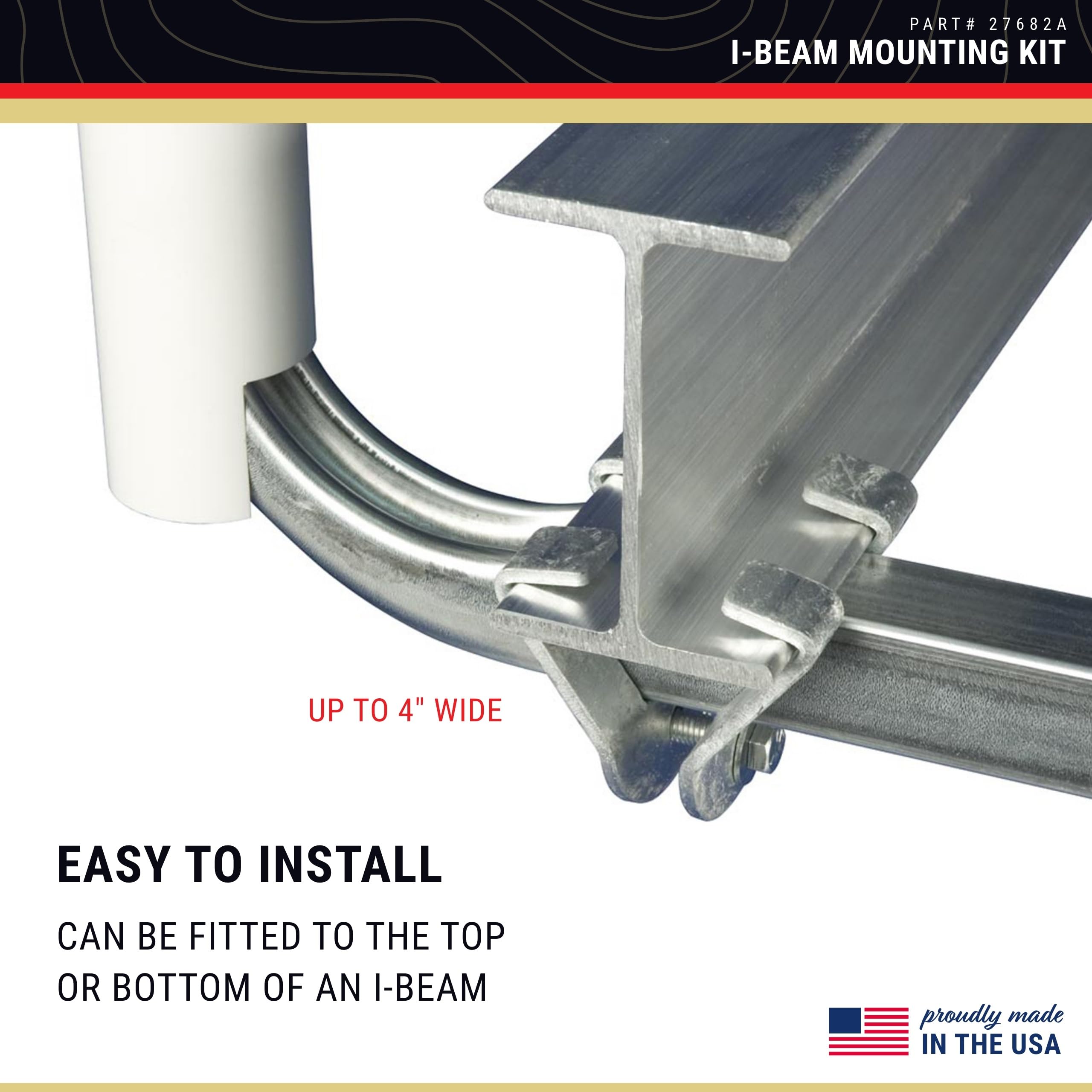L-Beam Mounting Kit - CE Smith Brackets, Bolts, Nuts & Washers for Your Boat Trailer Accessories