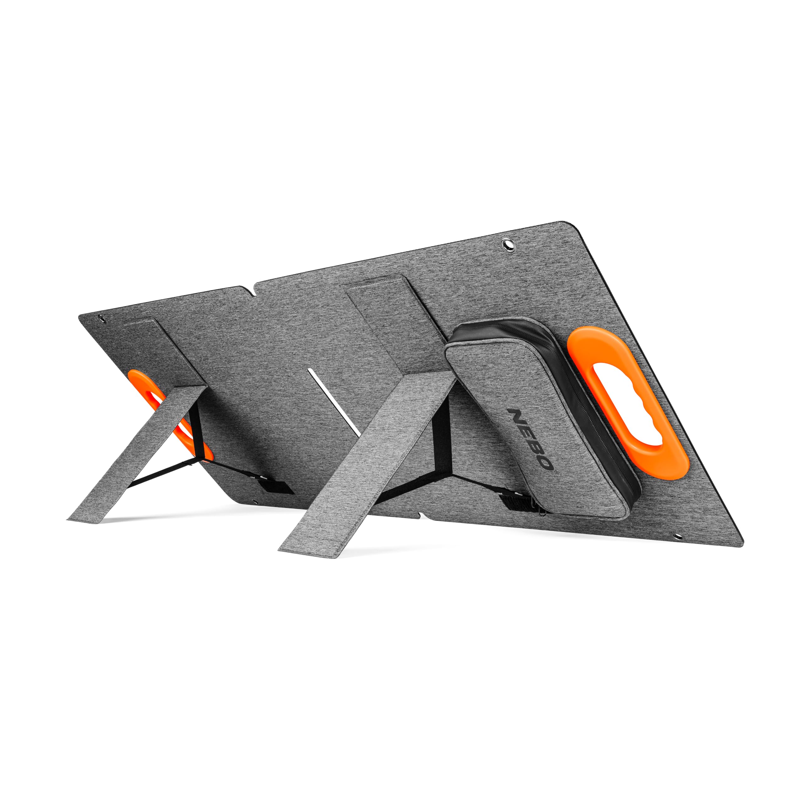 NEBO Solar Panel Reliance, Foldable, Packable and Lightweight Panel has 22% Sunlight to Solar Energy Conversion Rate to Keep Phones, Tablets, Power Stations, and Other Devices Fully Charged, 50 Watt