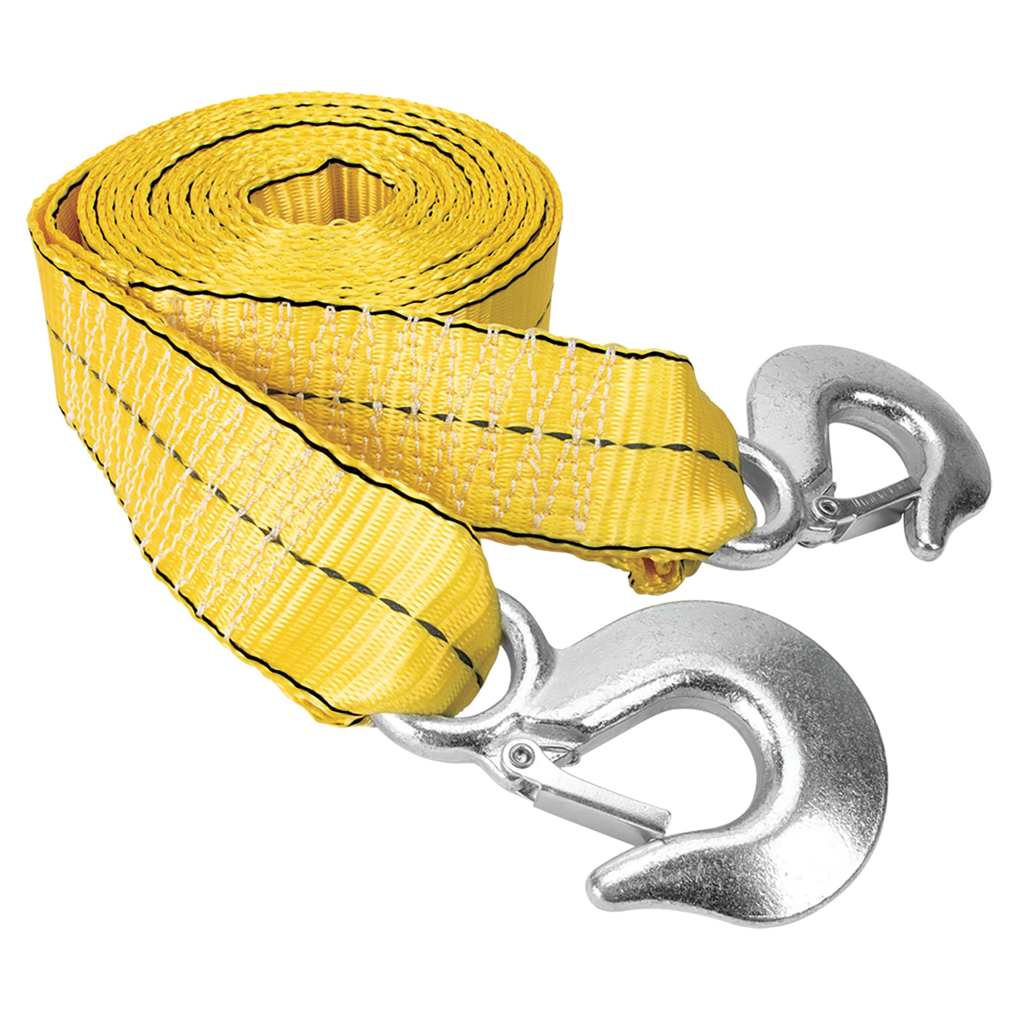 W1820 Performance Tool 2-Inch X 15' Tow Strap W/Hooks - Heavy-Duty and Reliable Towing Strap for Cars, Trucks, and SUVs