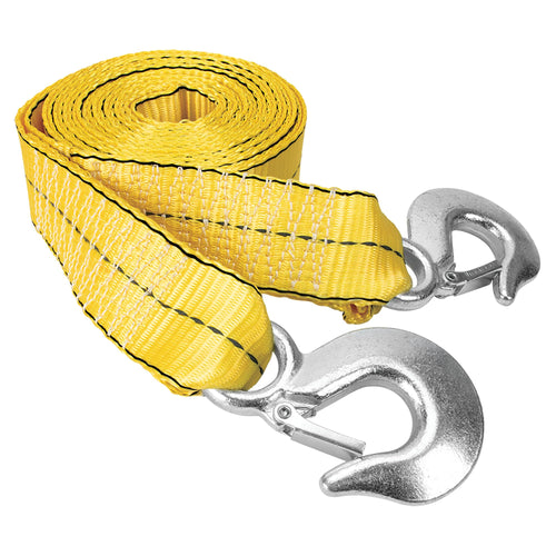 W1822 Performance Tool 2-Inch X 20' Tow Strap W/Hooks - Heavy Duty Nylon Rope for Towing Cars, Trucks, and SUVs with Ease and Safety