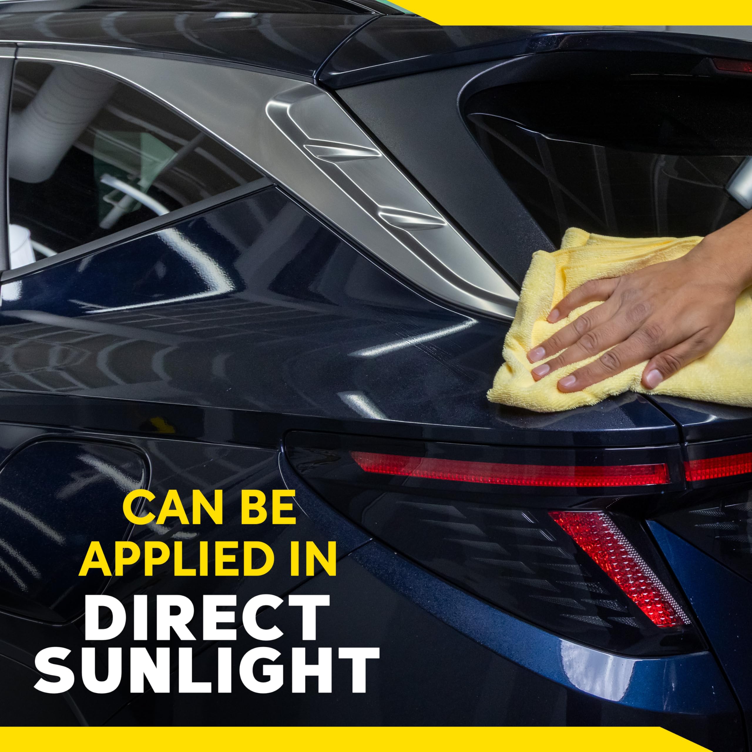 Synthetic X-Press Spray Wax Meguiar's D15601 for Car Detailing, Creates a Deep Shiny Look, Can Be Applied to Wet or Dried Paint and In Direct Sunlight, Moisture Rolls Off Waxed Paint, 1 Gallon