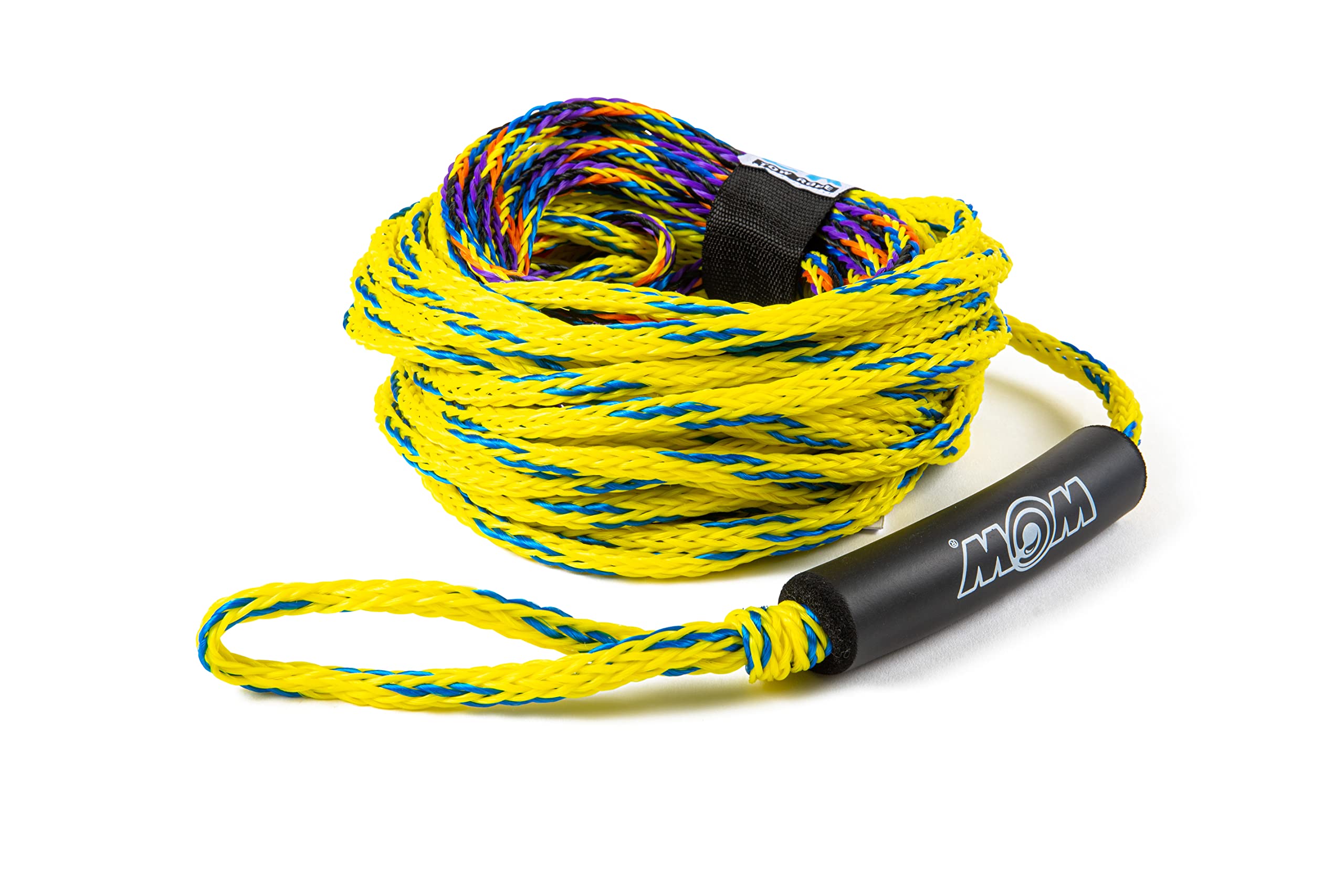 WOW Sports - Tow Rope 2K for Deck Tube - 1-2 Riders - 60 ft - UV Treated - W/Floating Handle