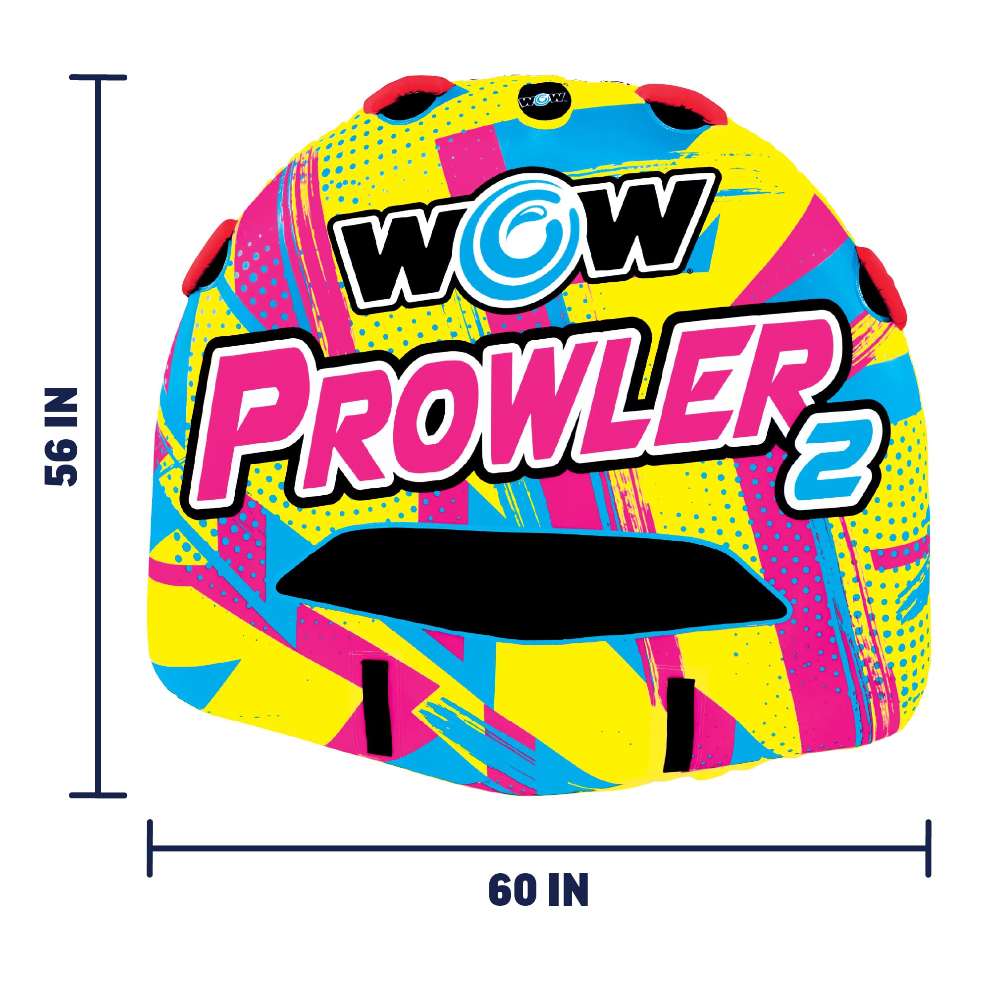 Prowler WOW Sports Starter Kit, 2 Person Boating Tube, 12v High Speed Air Pump, & 2K Tow Rope