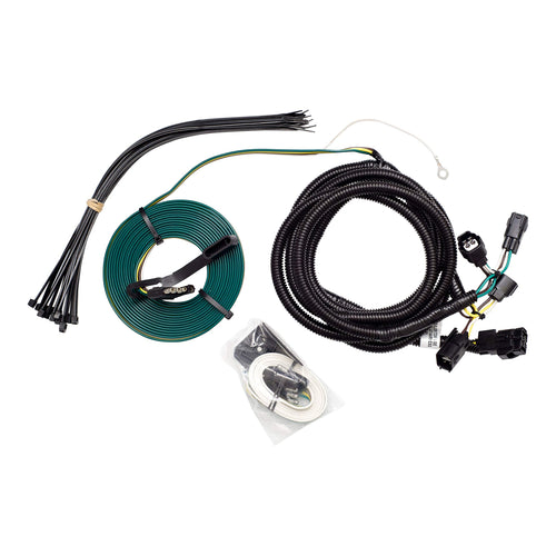 Demco Trailer Round and Pole Connector 9523143 and Adapter (Towed Connector 02-07 Liberty/04-07 Liberty W/Tow Package)