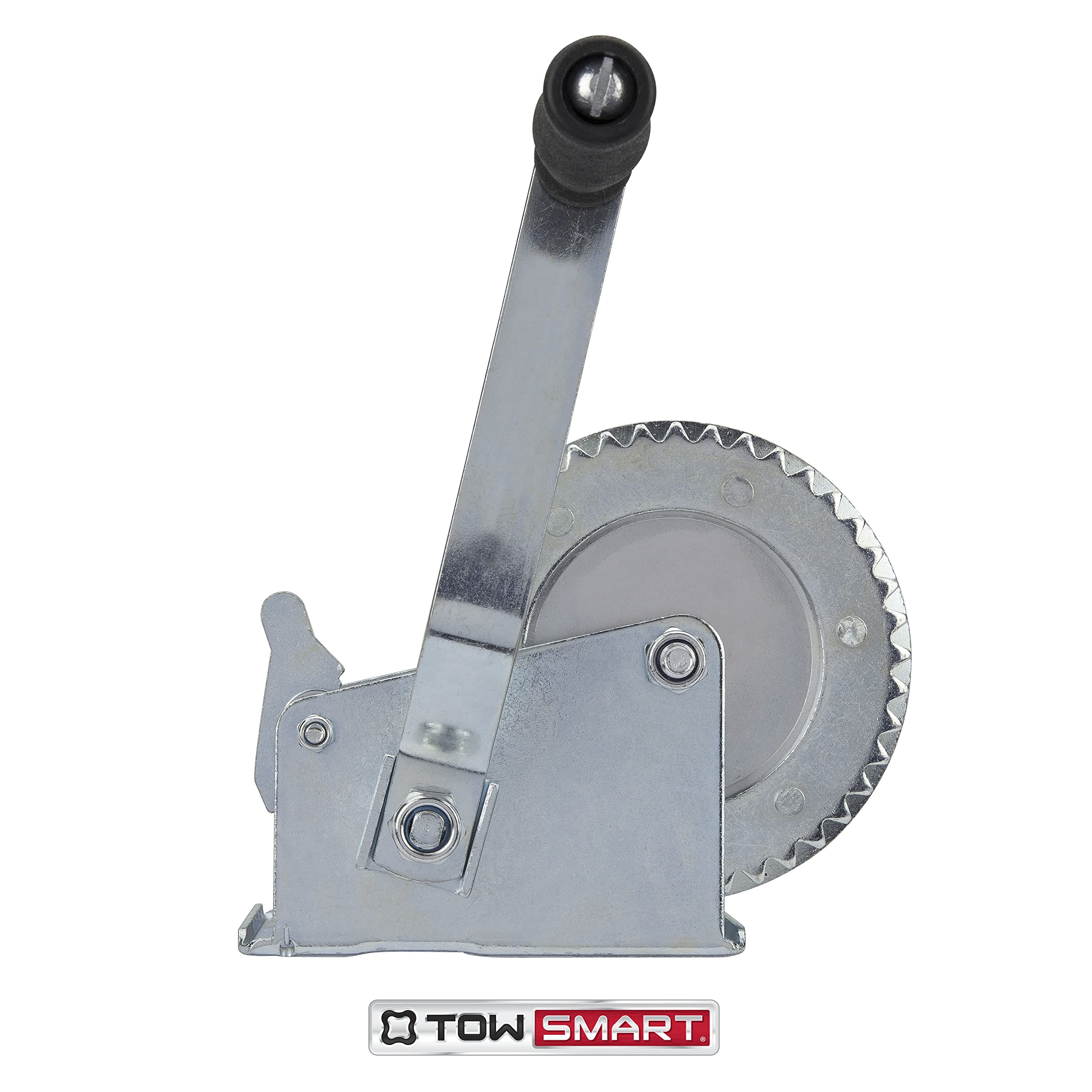 Manual TOWSMART Trailer Winch, 1,500 lb. Capacity, 2 in. x 20 ft. Strap