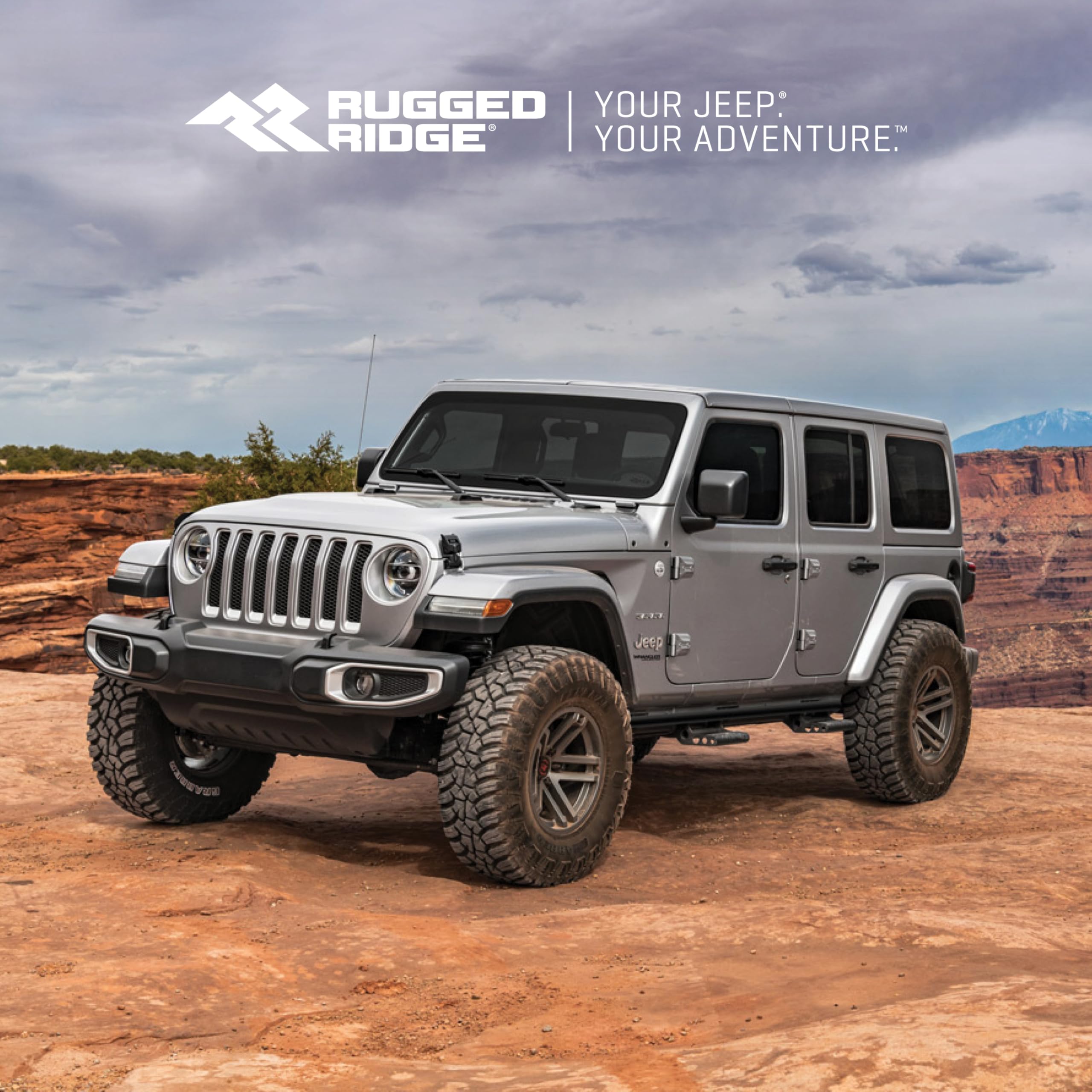 Rear Floor Liners Rugged Ridge for Jeep Cherokee | All-Terrain, Black | 12950.19 | Fits 1984-2001 Jeep Cherokee XJ
