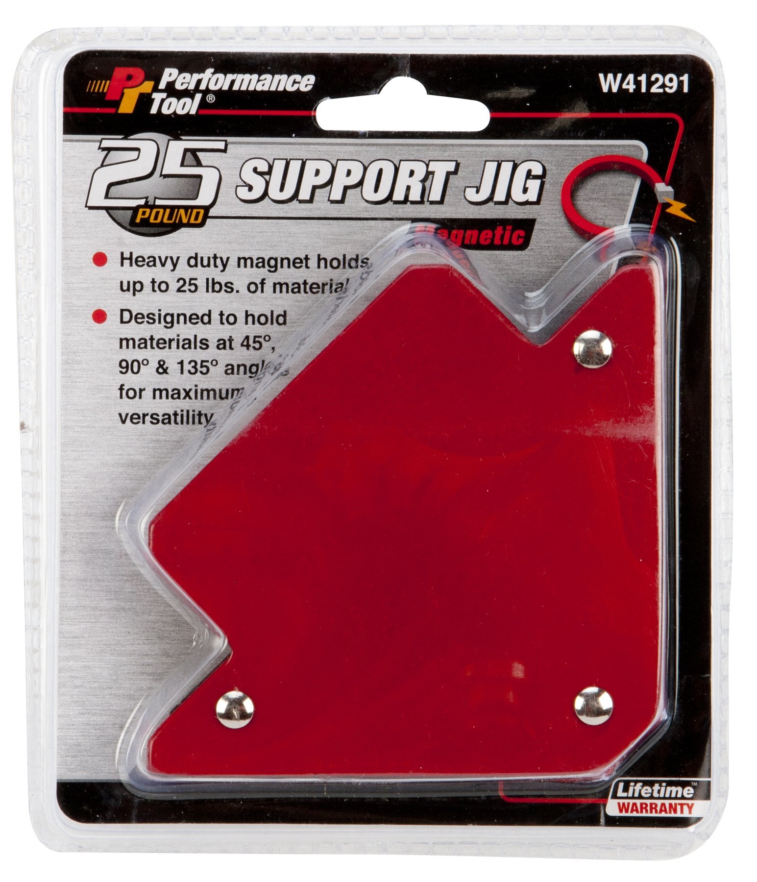 Heavy Duty Performance Tool W41291 Magnetic Welding Holder, Holds Up to 25 lbs, 45º, 90º, and 135º Angles for Versatility
