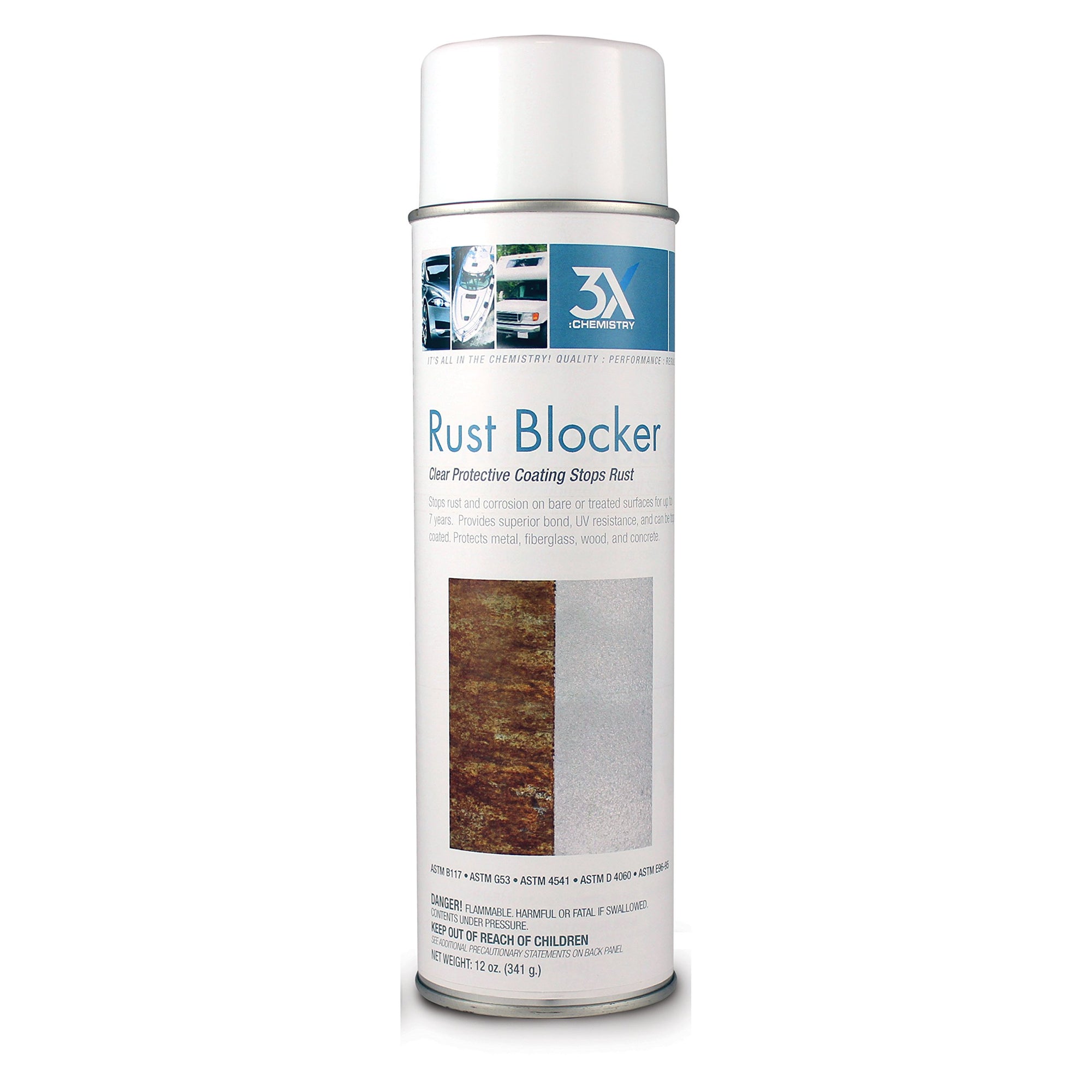 3X Direct Line Industries Rust Blocker, 12 oz. Aerosol - Black