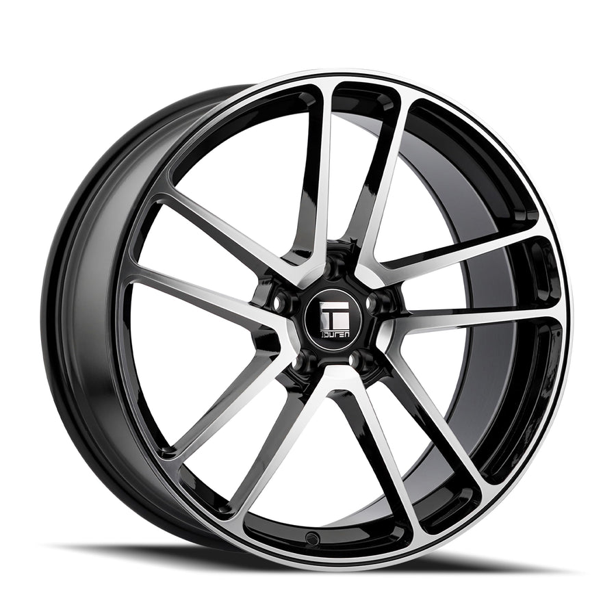 20X9 TOUREN TF97 GLOSS BLACK MACHINED 5-112 35MM 66.6MM (1) Wheel