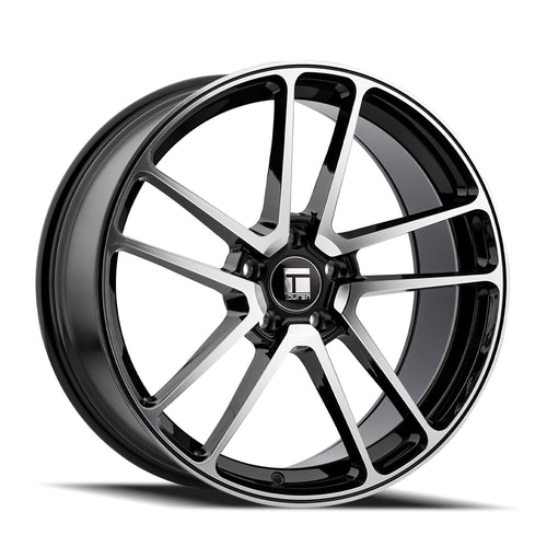 TOUREN 20X9 GLOSS BLACK MACHINED TF97 5-114.3 35MM 73.1MM (1) Wheel