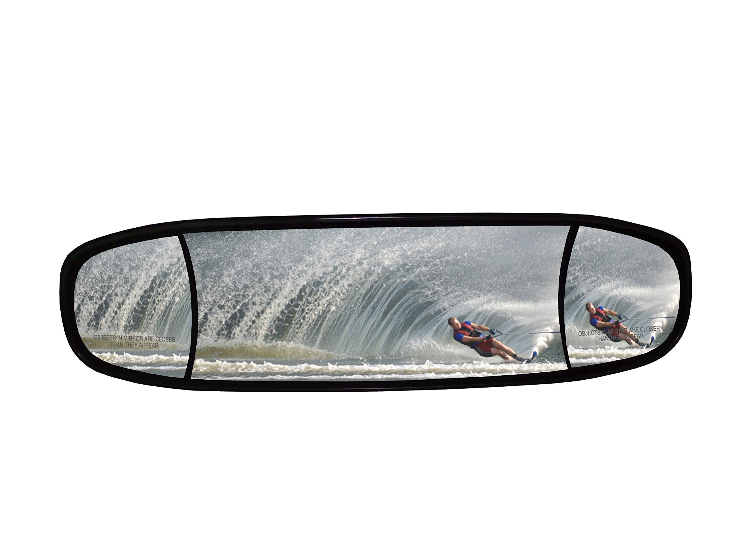 CIPA Extreme Marine 7" x 20" Mirror Head, LARGE, BLACK 02122
