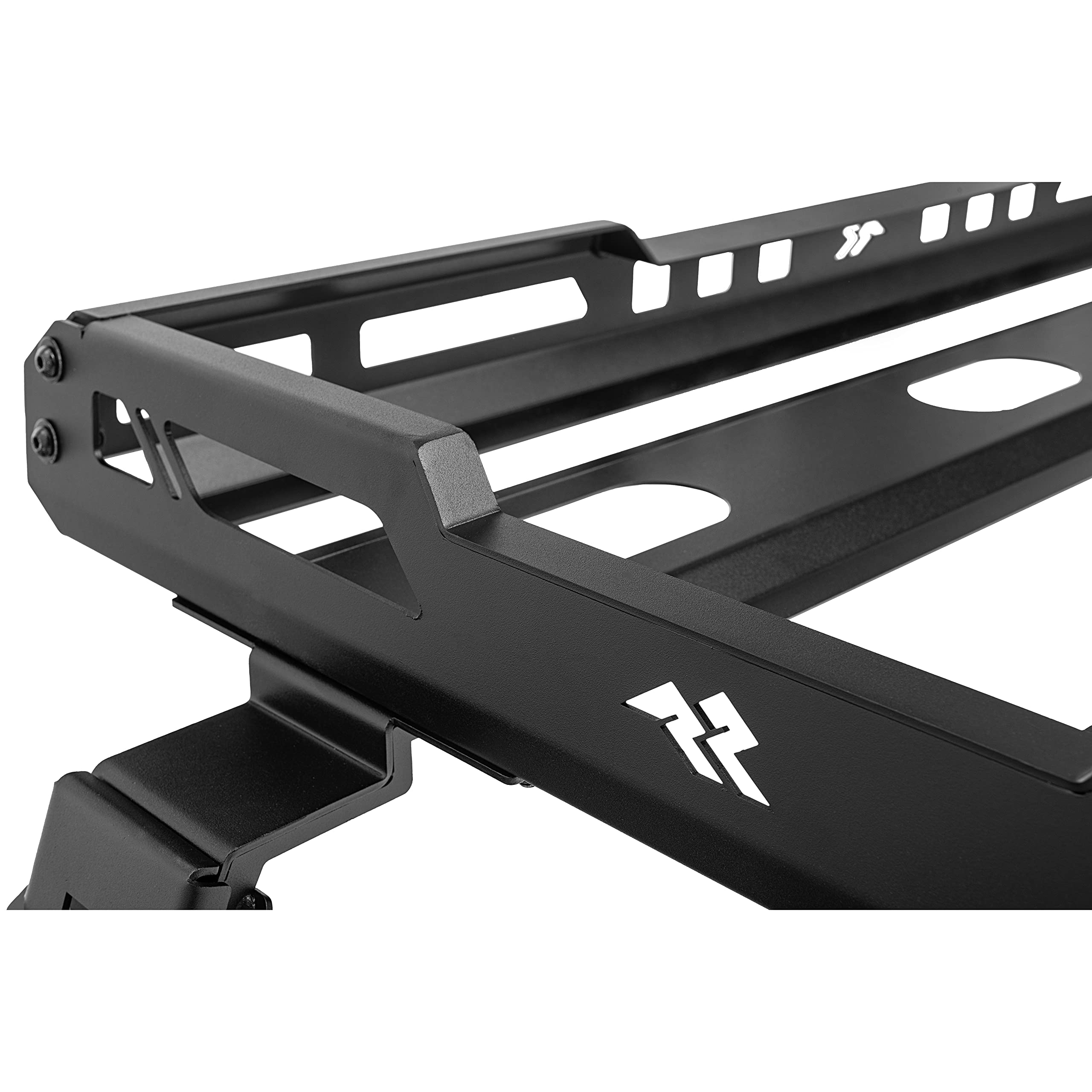 Rugged Ridge Roof Rack for Jeep Wrangler/Gladiator w/ Basket | Low-Profile Design | 11703.05 | Fits 2018-2025 Jeep Wrangler JL 2-Door; 2020-2025 Jeep Gladiator JT w/ Hard Top