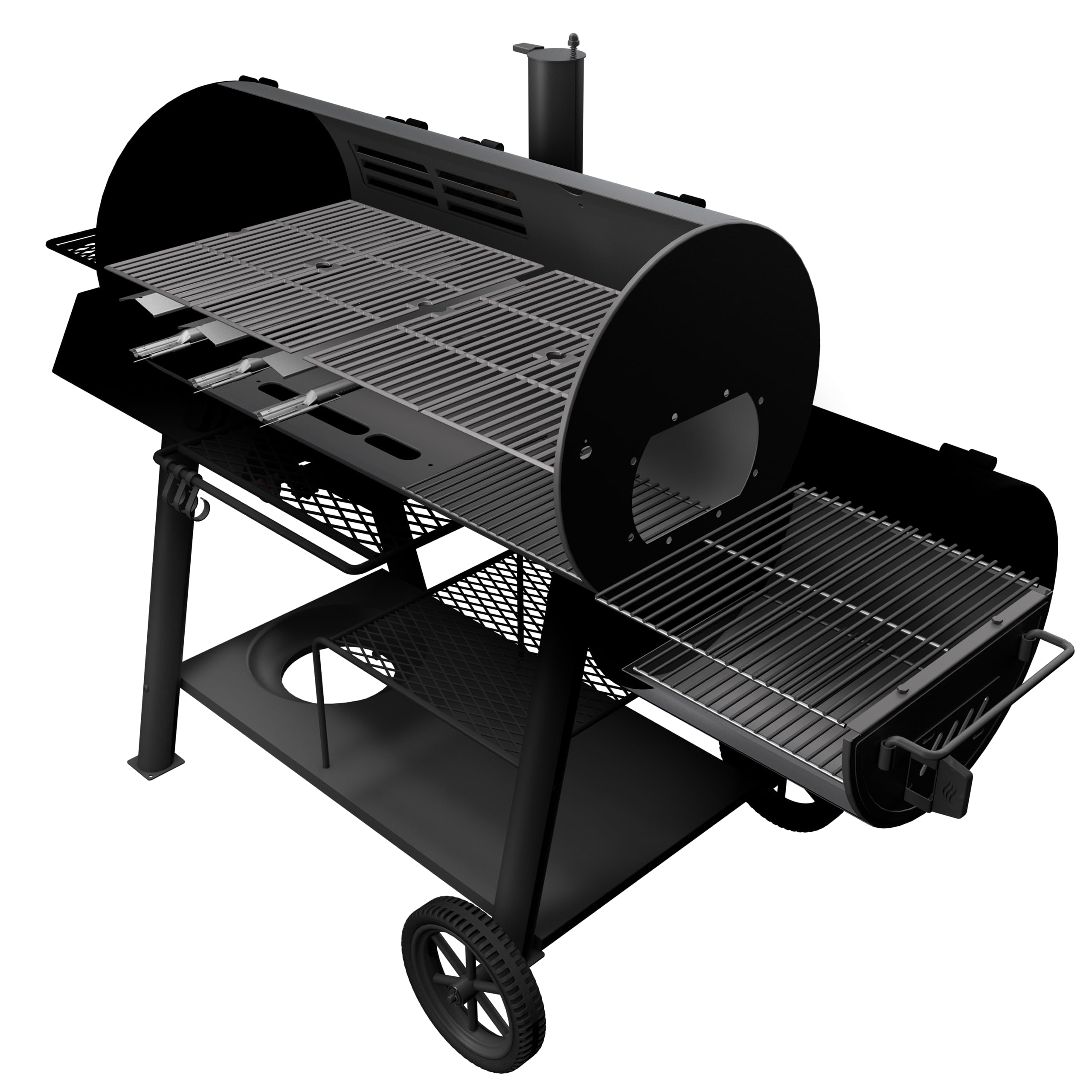Canyon Combo Oklahoma Joe's Charcoal and Gas Smoker & Grill, Black - 24203004