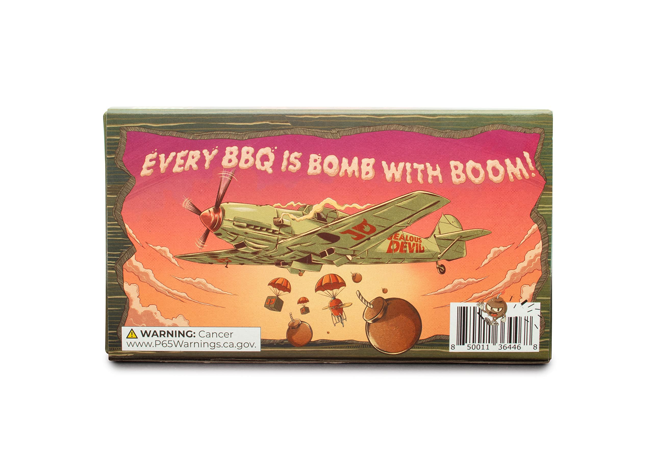 Jealous Devil Firestarters Boom! 8 Pack, 100% Natural Made from Coconut Fiber, No Smoke and Odorless, Waterproof, 20-Minute Long Burn for BBQ Lump Charcoal, Briquettes, Fireplace, Camping and More