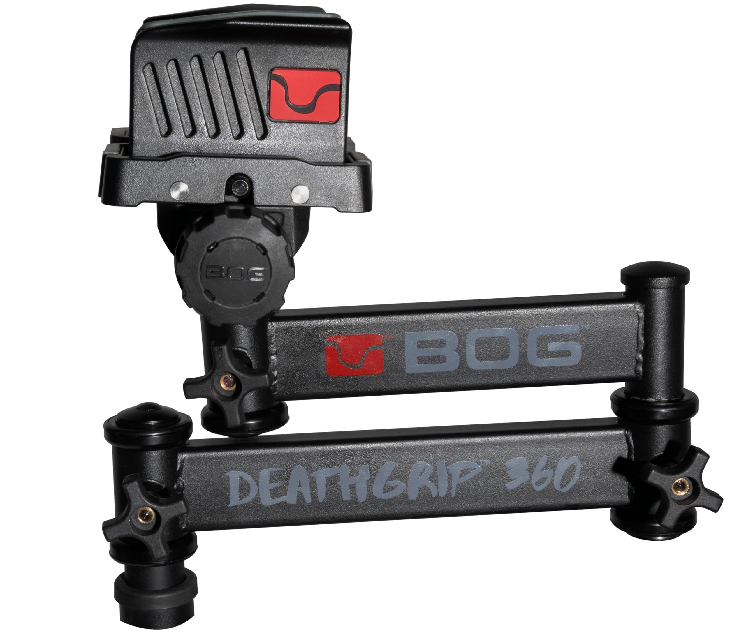 DeathGrip BOG 360 Chair with Lightweight Aluminum Construction, 4 Extendable Legs, Universal Gun Rest, 360 Adjustable Pivoting Seat, and Hands-Free Use During Hunting, Shooting, and Outdoors