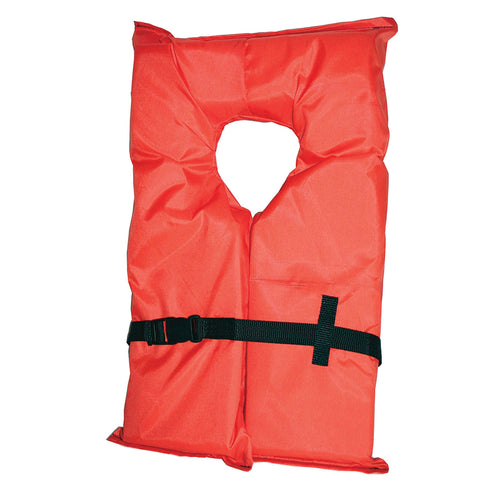 Extra Large KENT Water Sports Adult Orange Life Vest 10200020000512