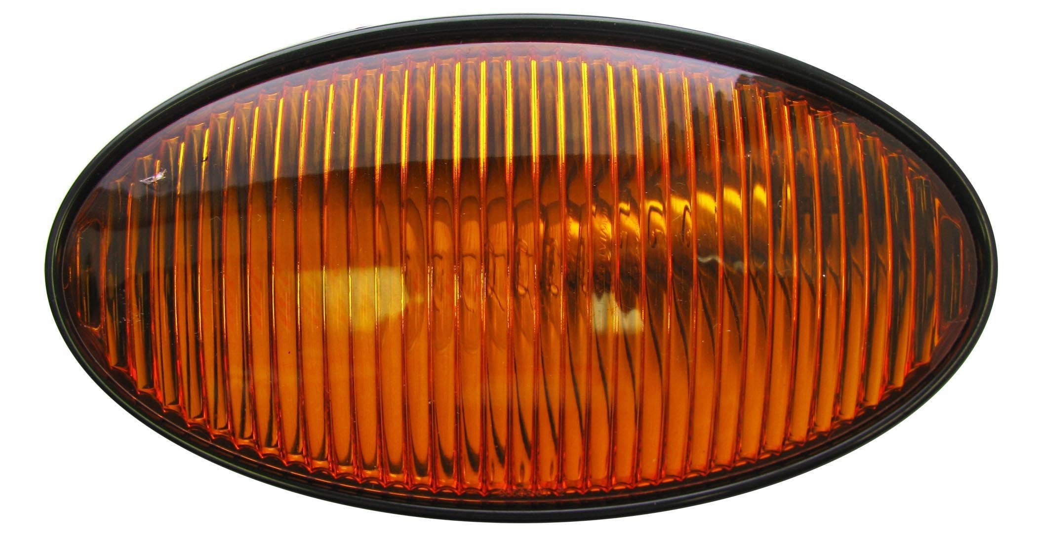 RVPL5ABP Optronics - RVPL5AMP Amber Oval Porch/Utility Light