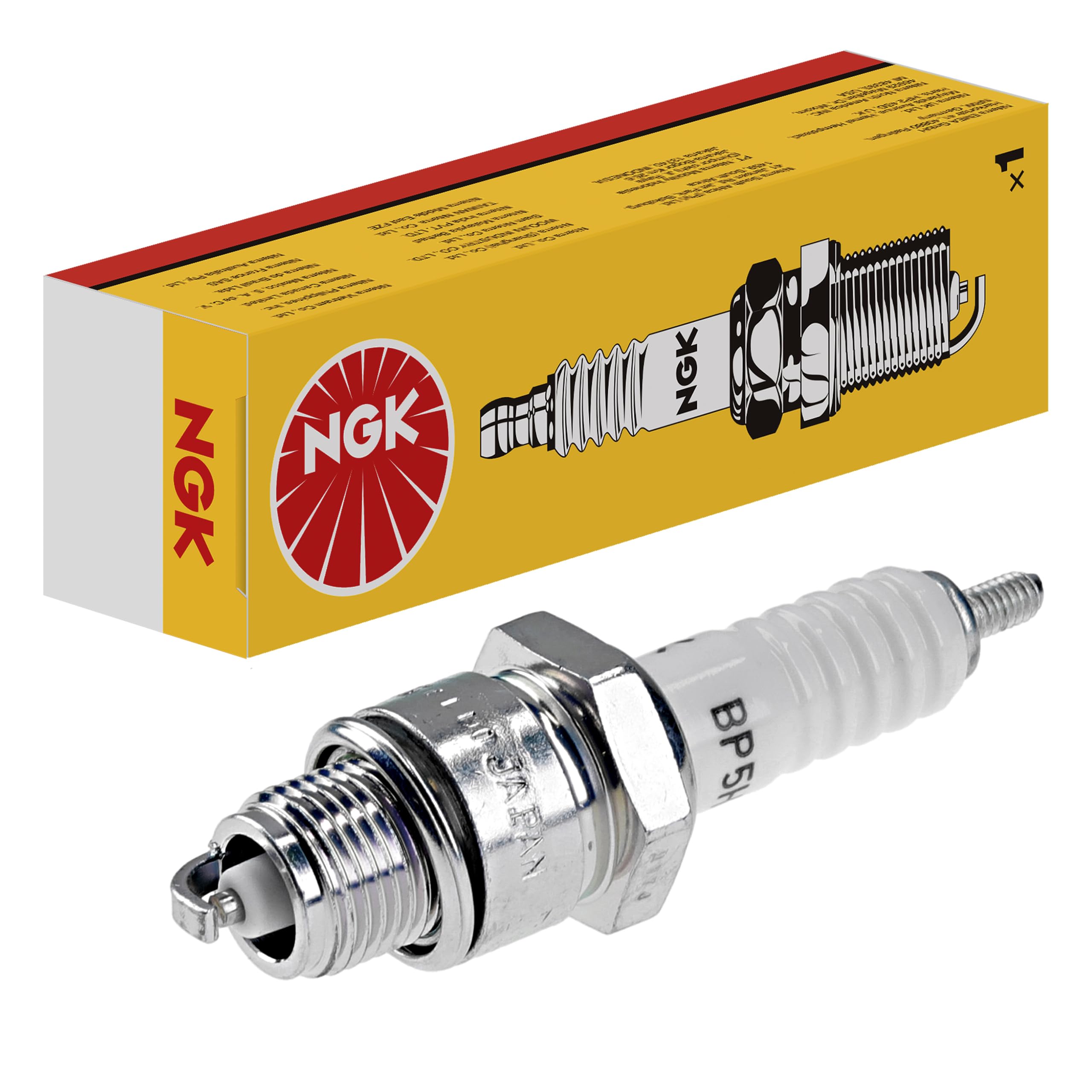 Standard NGK Spark Plug - BP8HS-10, 1 Pack