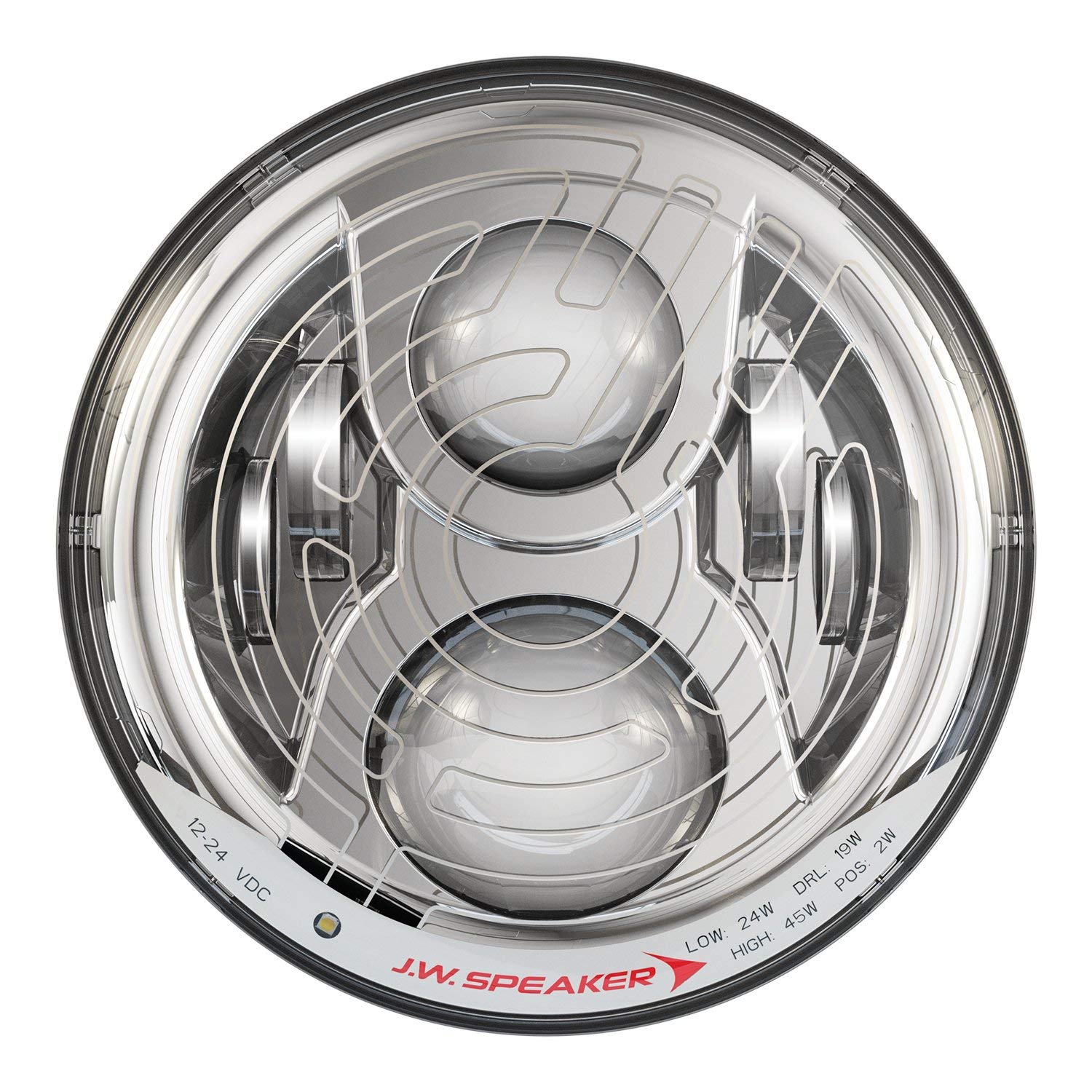 Jw Speaker Evo2-H Model 8700 12/24, Dot, Chrome