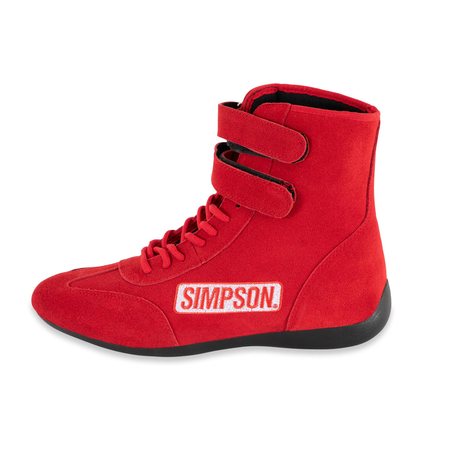 Hightop Shoes Simpson Racing 28110R Red