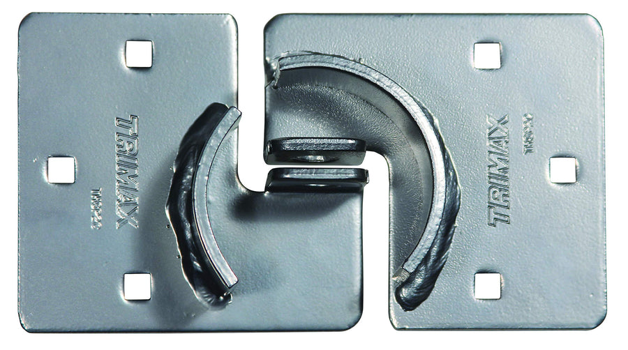 Hockey Puck Trimax THSP2C Internal Shackle Door Hasp - 2 Piece